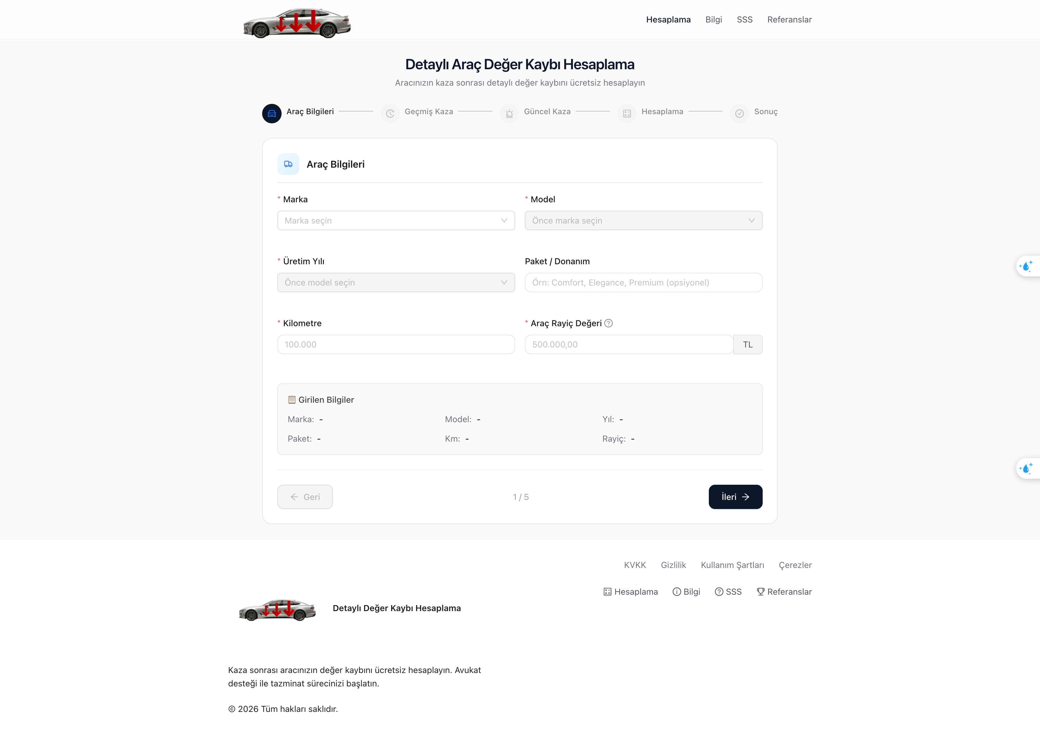 Değer Kaybı Hesaplama — görsel 3